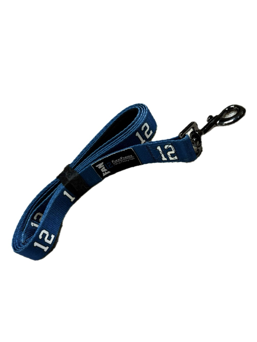 Fuzzy Friends 12th Man 12 Seattle Seahawks Fan Dog Leash with metal clasp
